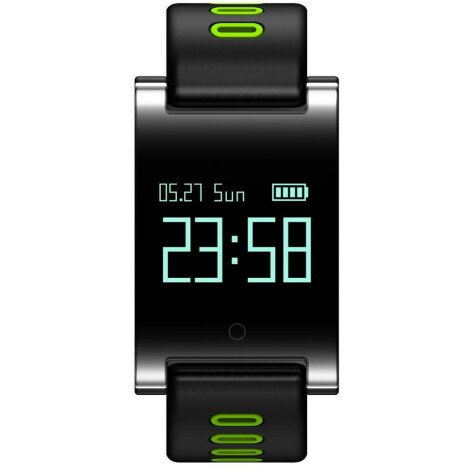 Bratara Fitness iUni DM68 Plus, Display OLED, Pedometru, Monitorizare puls, Notificari, Compatibil c